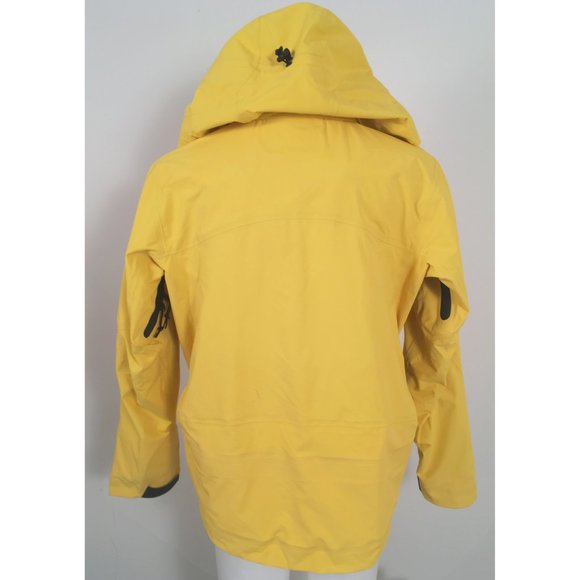 NEW Polo Ralph Lauren RLX Jacket! Large  Yellow  Shell  Taped Seams Hood Shorter - Picture 2 of 3